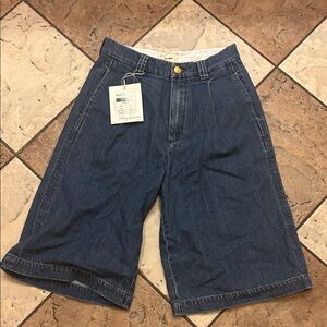 DL1961 Hepburn short . Spring 26. Deep Blue Jean Shorts